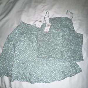 NWT Hollister floral matching set